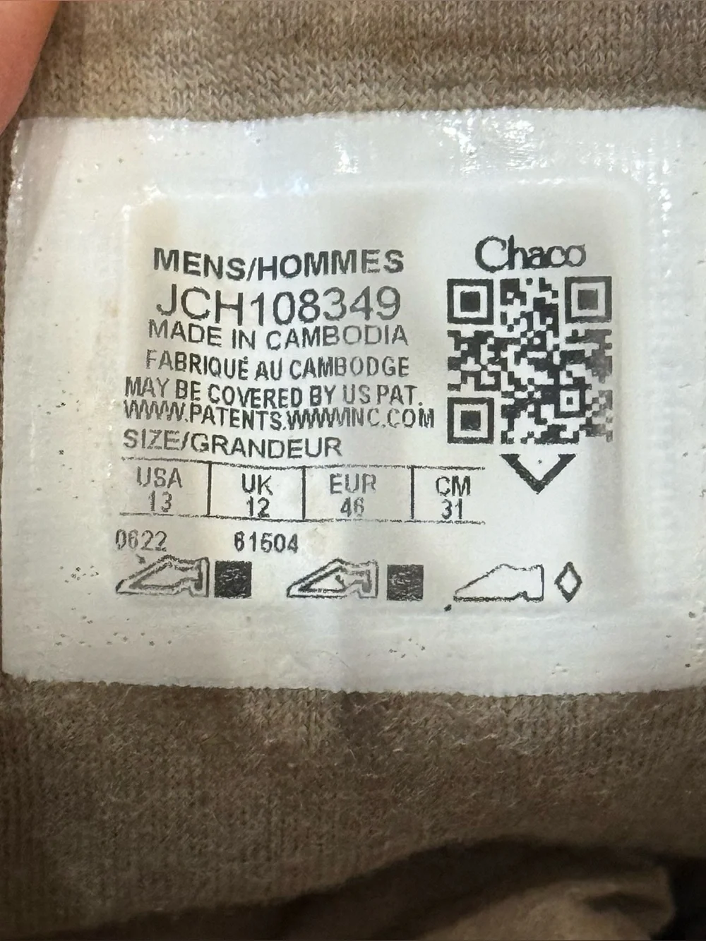 Chaco chillos men